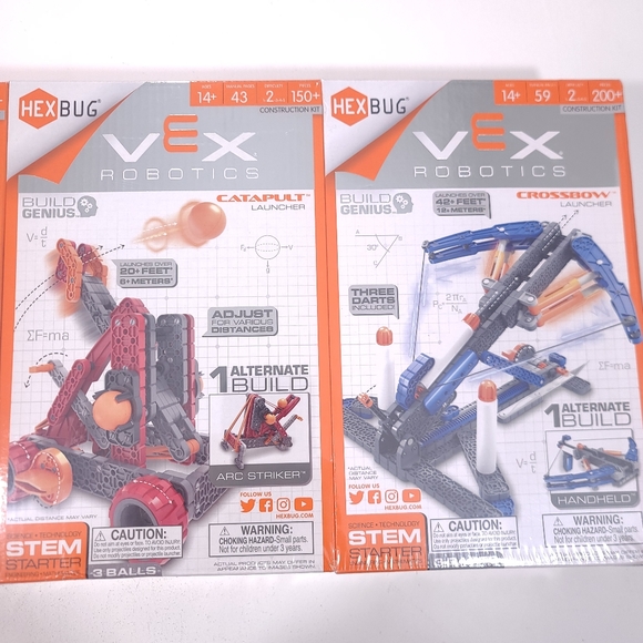 VEX Robotics HexBUG 3 Pack Dart Shooter Launchers STEM Construction Kit Bundle - Picture 2 of 10